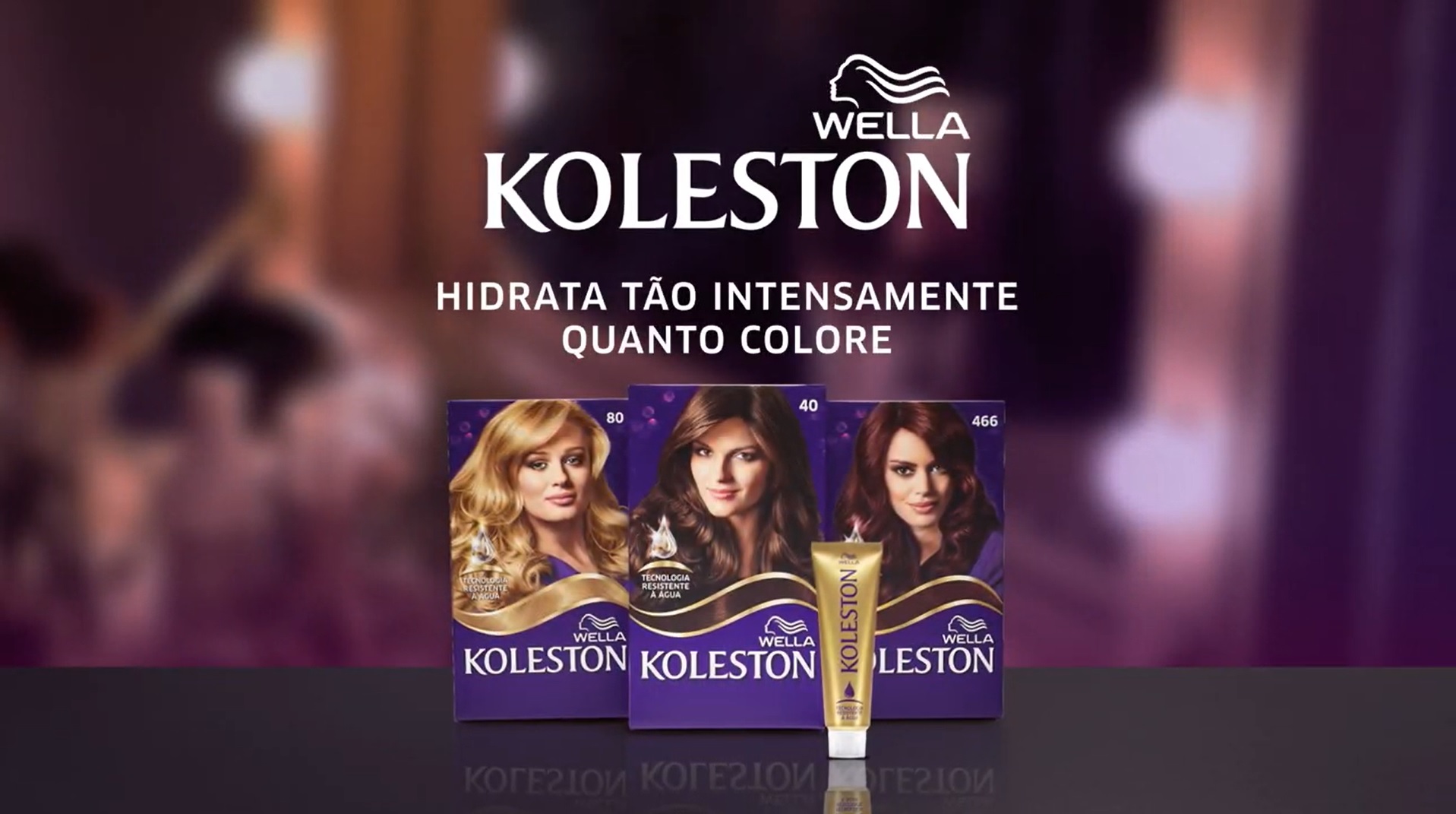 Peça de campanha Wella Koleston